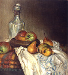 Bottle and Pears